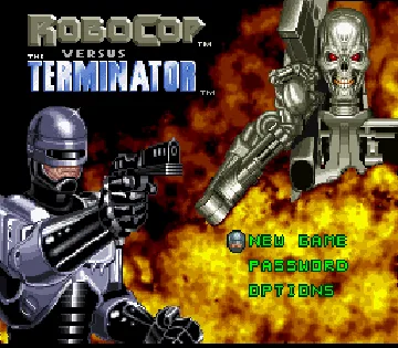 RoboCop versus The Terminator (USA) screen shot title